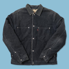 Vintage Levis Padded Cord Jacket Large 