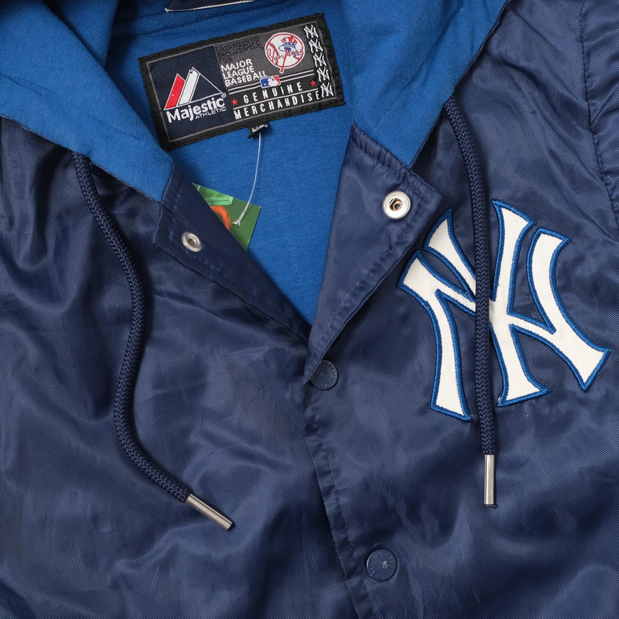 Vintage New York Yankees Hooded Vest XSmall 