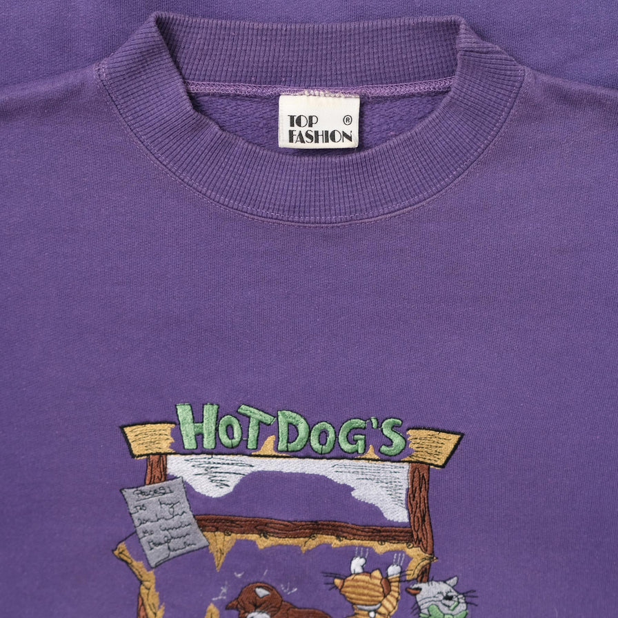 Vintage Hot Dogs's Sweater Large 
