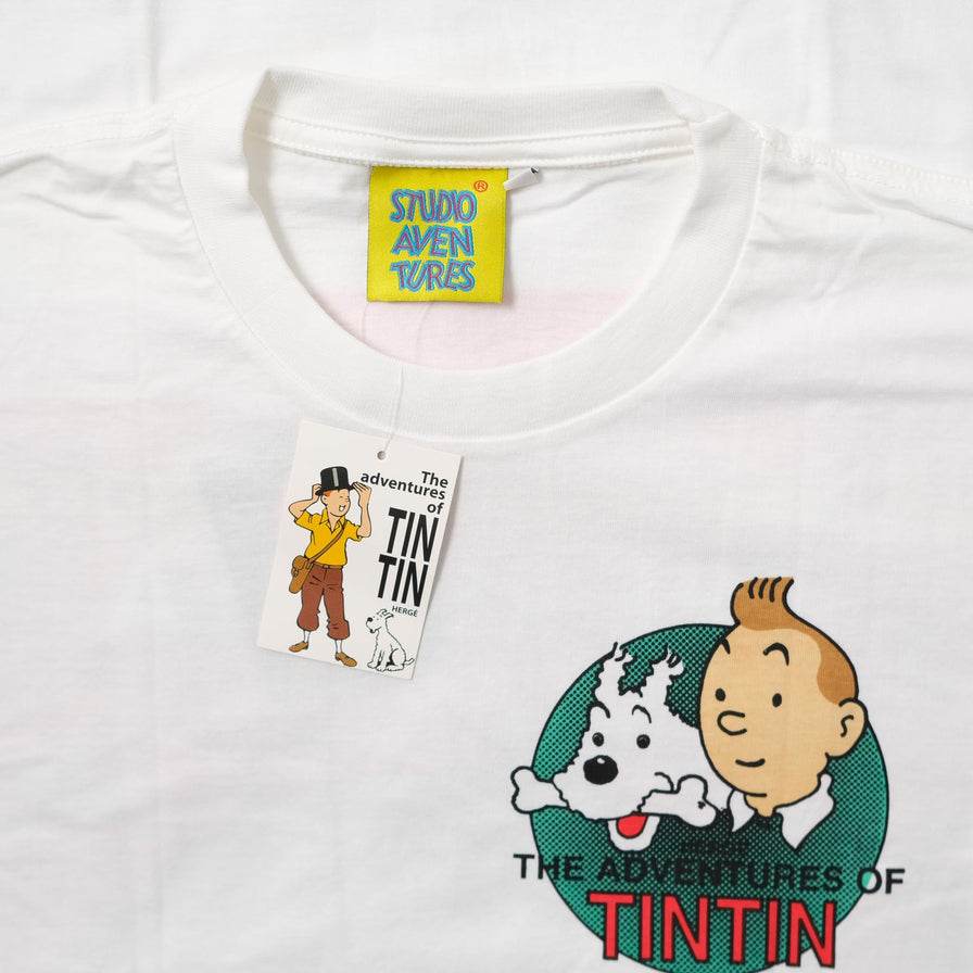 Vintage DS Tintin The Red Sea Sharks T-Shirt Large 