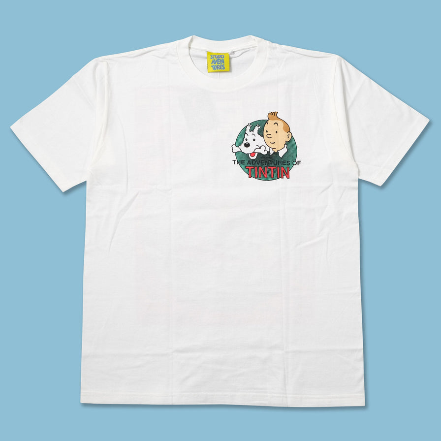 Vintage DS Tintin The Red Sea Sharks T-Shirt Large 