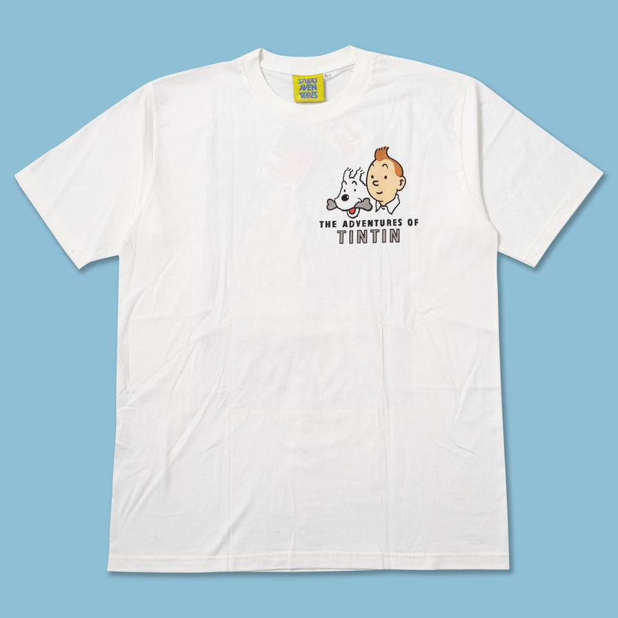 Vintage DS Tintin Land Of Black Gold T-Shirt Large 