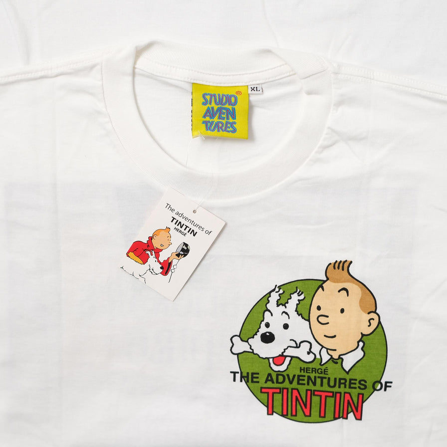 Vintage DS Tintin King Ottokar's Scepetre T-Shirt XLarge 