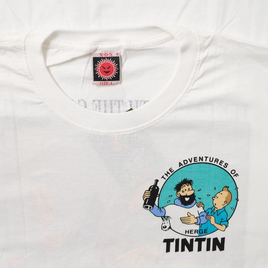 Vintage DS Tintin The Crab With The Golden Claws T-Shirt Large 