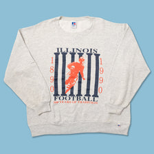 Vintage 1990 University of Illinois Sweater Large 