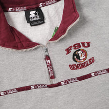 Vintage Starter Florida State Seminoles Q-Zip Sweater Medium 
