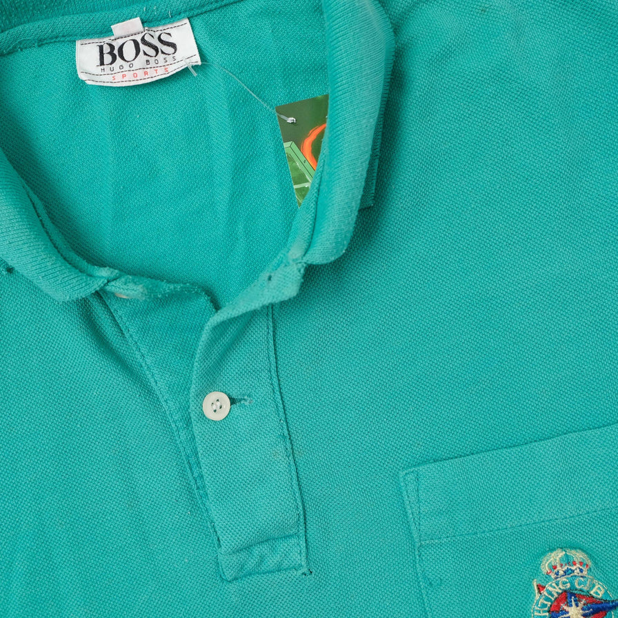 Vintage Hugo Boss Yachting Club Long Polo Medium 