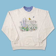Vintage Garden Sweater Large 