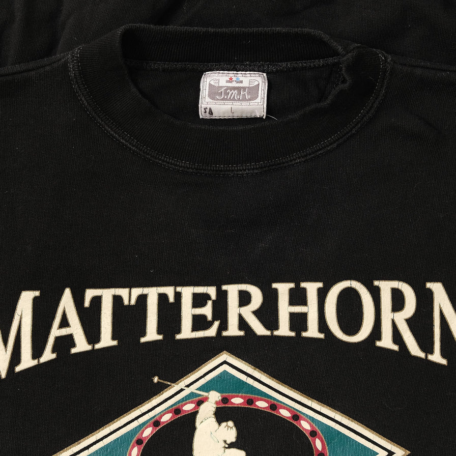 Vintage Matternhorn Zermatt Sweater Large 