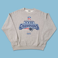 2005 New England Patriots Super Bowl Sweater XLarge 