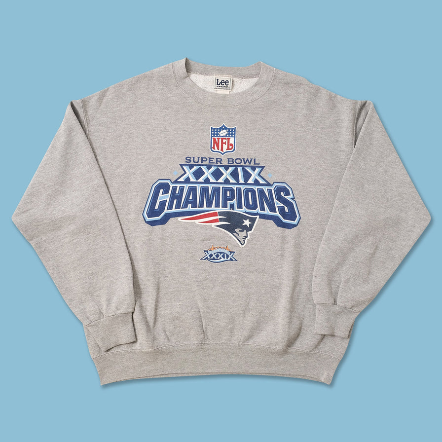 2005 New England Patriots Super Bowl Sweater XLarge 