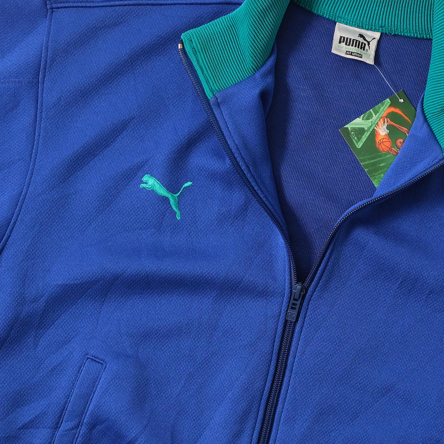Vintage Women's Puma Track Jacket Small 