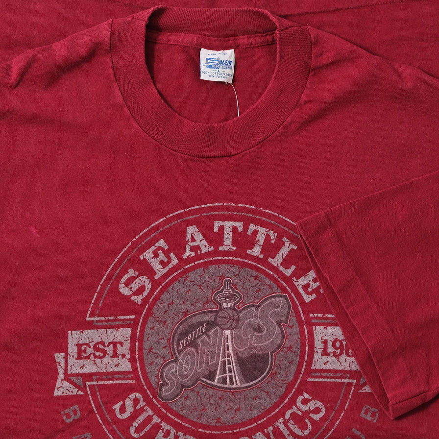 Vintage Salem Seattle Supersonics T-Shirt XXLarge 