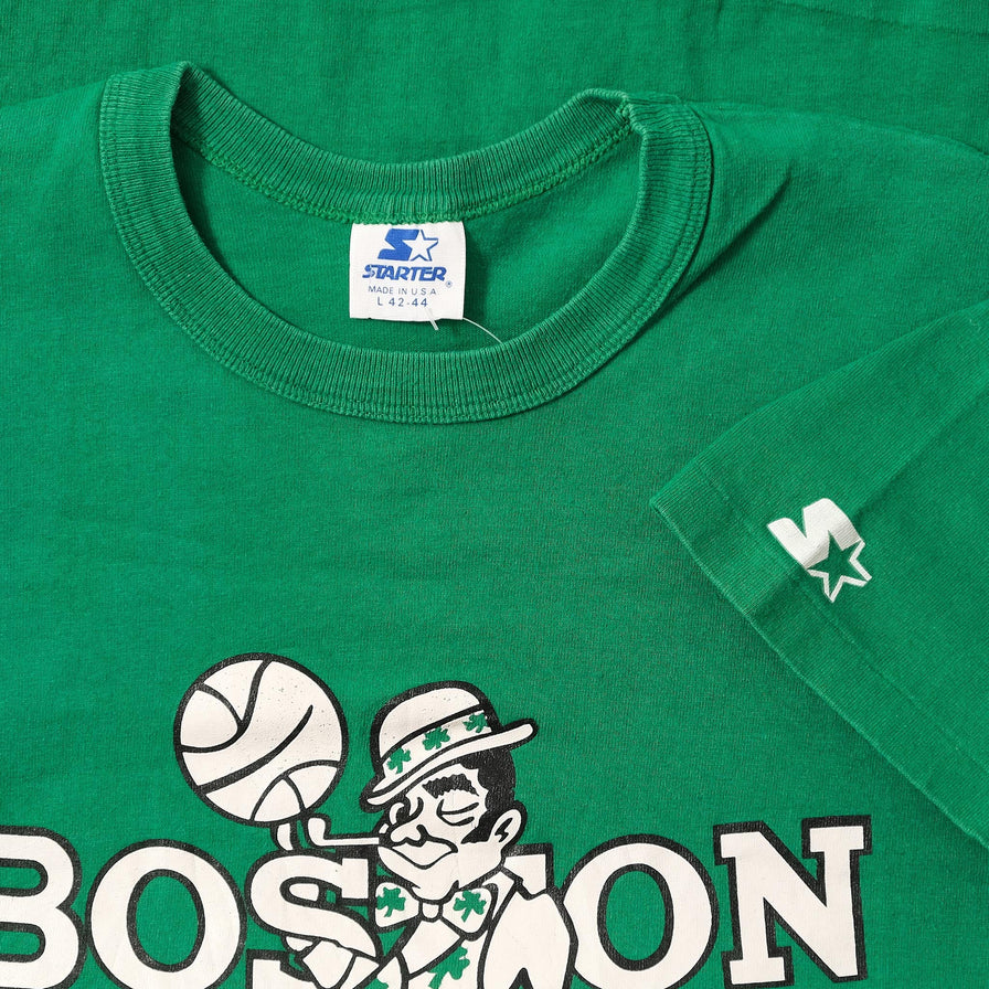 Vintage Starter Boston Celtics T-Shirt Medium 