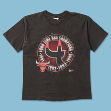 1996 Chicago Bulls Four Time Champions T-Shirt Large 