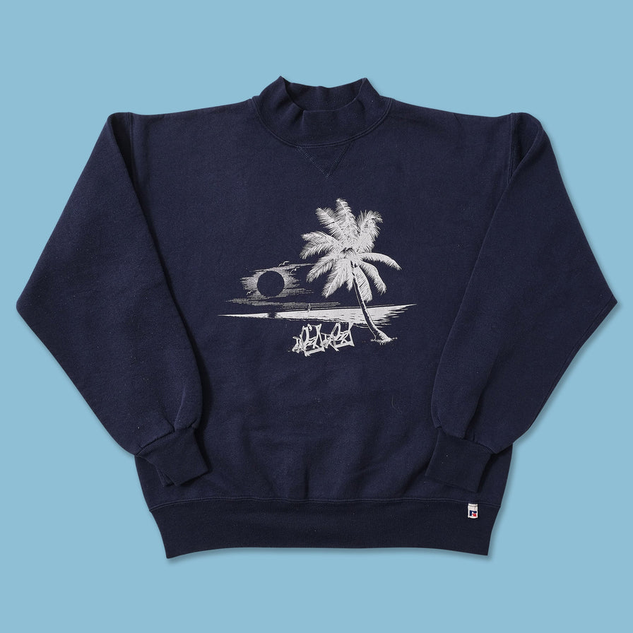 Vintage Russell Athletic Beach Sweater Medium 