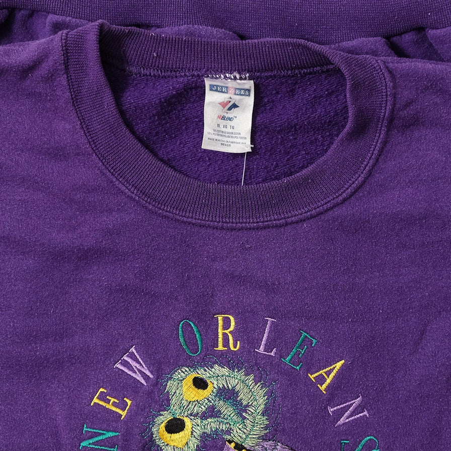 Vintage New Orleans French Quarter Sweater XLarge 