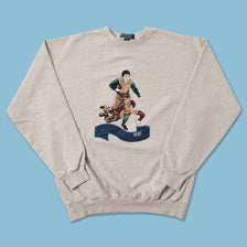 Vintage Collegiate Football Sweater Medium 
