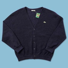 Vintage Lacoste Knit Cardigan Large 