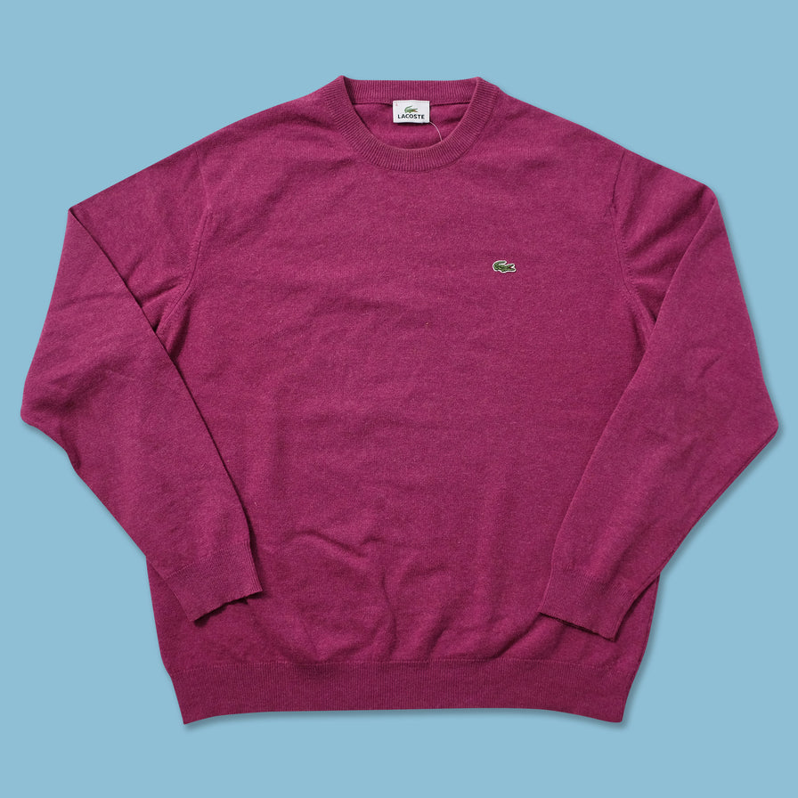 Vintage Lacoste Knit Sweater Large 