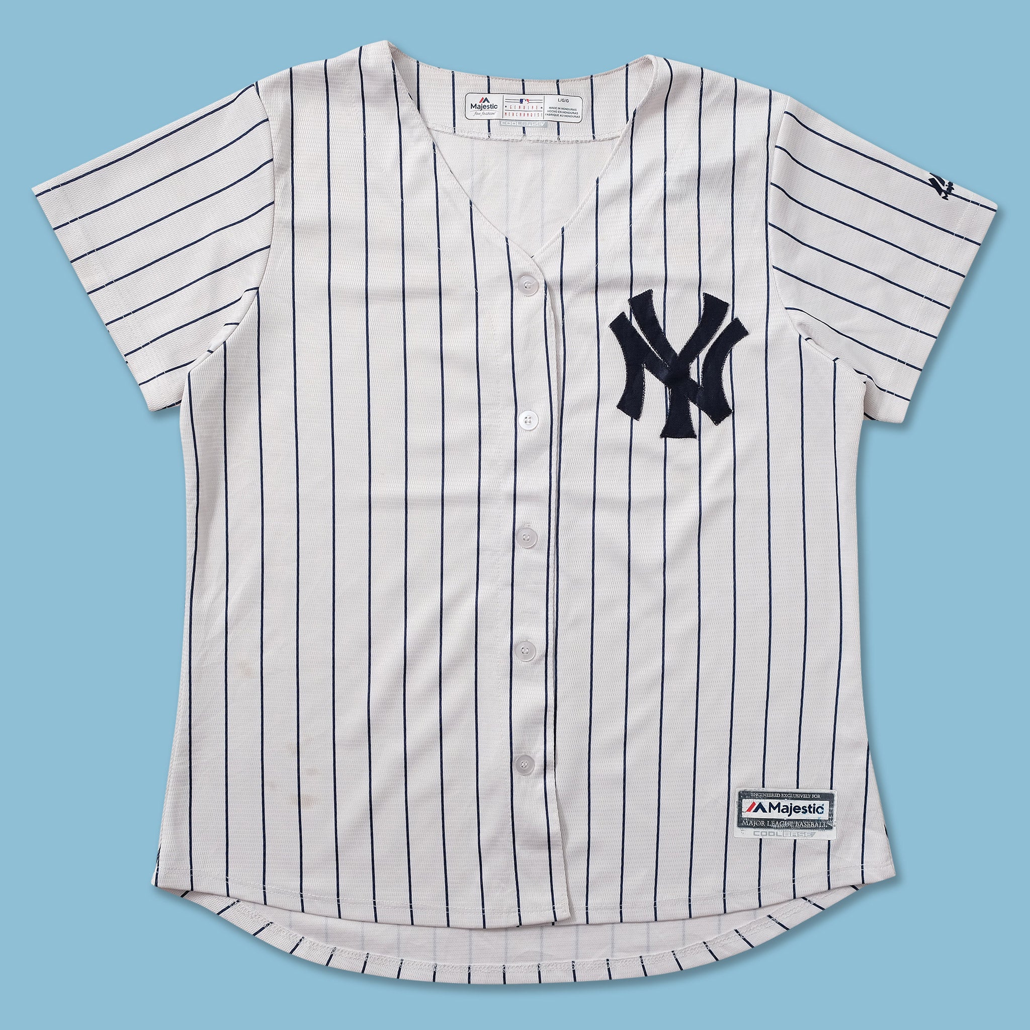 Majestic Athletic New York Yankees Cool Base MLB Replica Jersey Grey Jersey