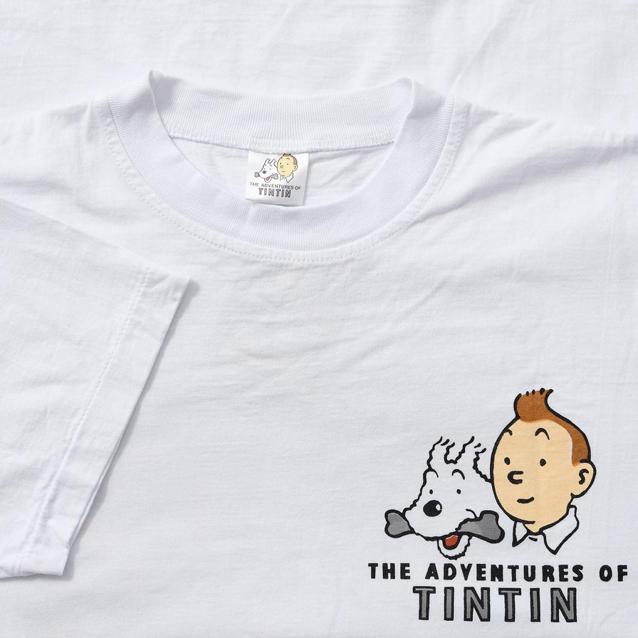 Vintage Tin Tin Destination Moon T-Shirt Large 