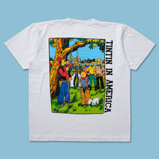 Vintage Tin Tin in America T-Shirt Medium 
