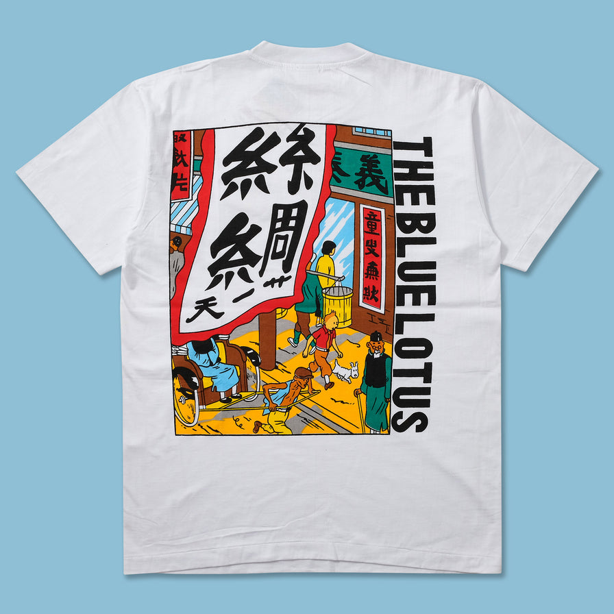 Vintage Tin Tin The Blue Lotus T-Shirt 