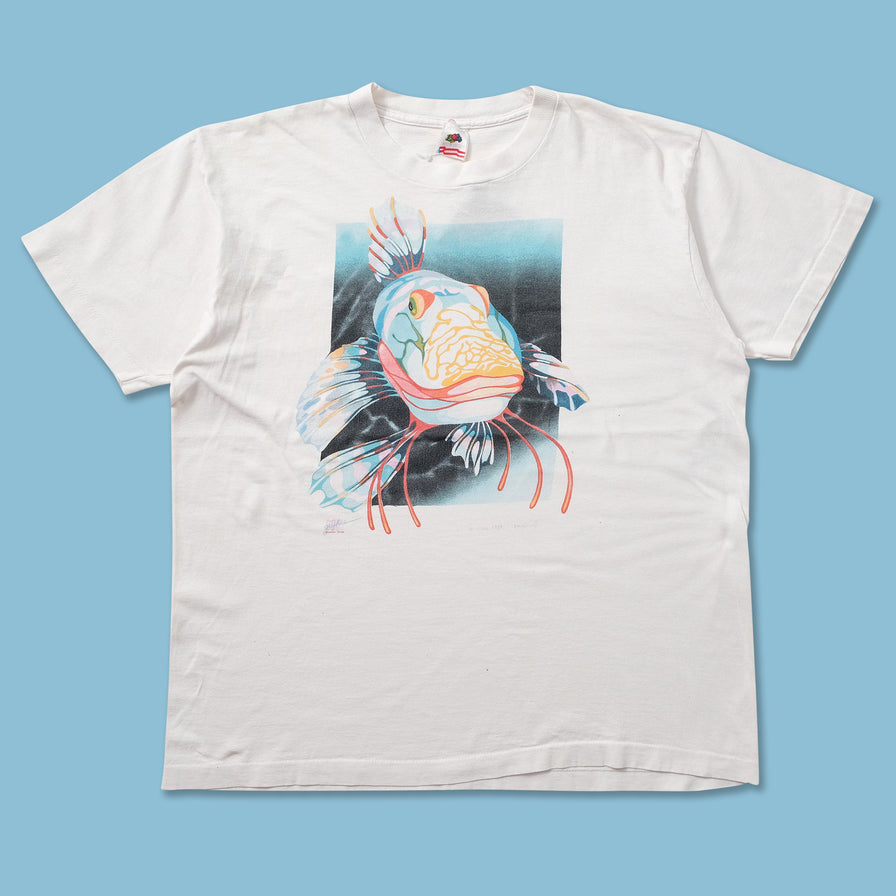 Vintage Fish T-Shirt Large 