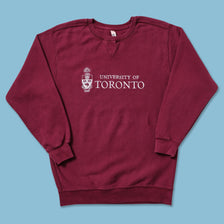 University of Toronto Sweater Medium - Double Double Vintage