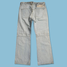 Y2K Flared Denim Pants 36x34 - Double Double Vintage