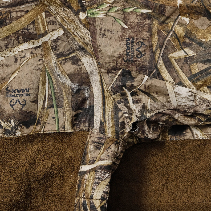 Real Tree Camo Fleece Small - Double Double Vintage