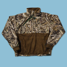 Real Tree Camo Fleece Small - Double Double Vintage