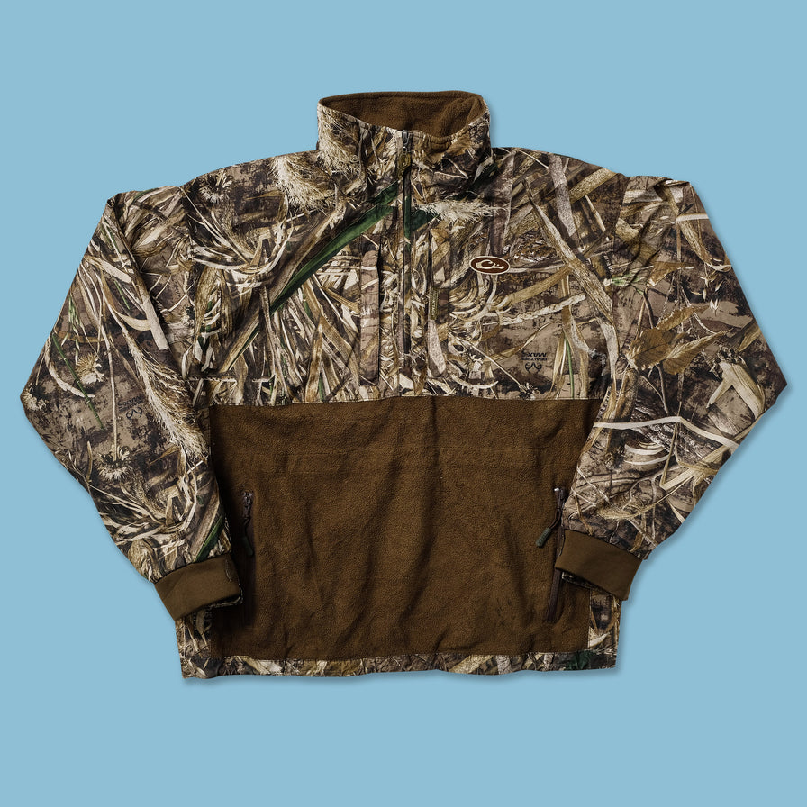 Real Tree Camo Fleece Small - Double Double Vintage