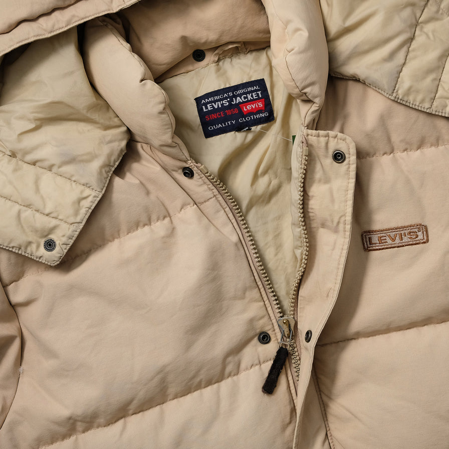 Vintage Levis Puffer Jacket Large - Double Double Vintage