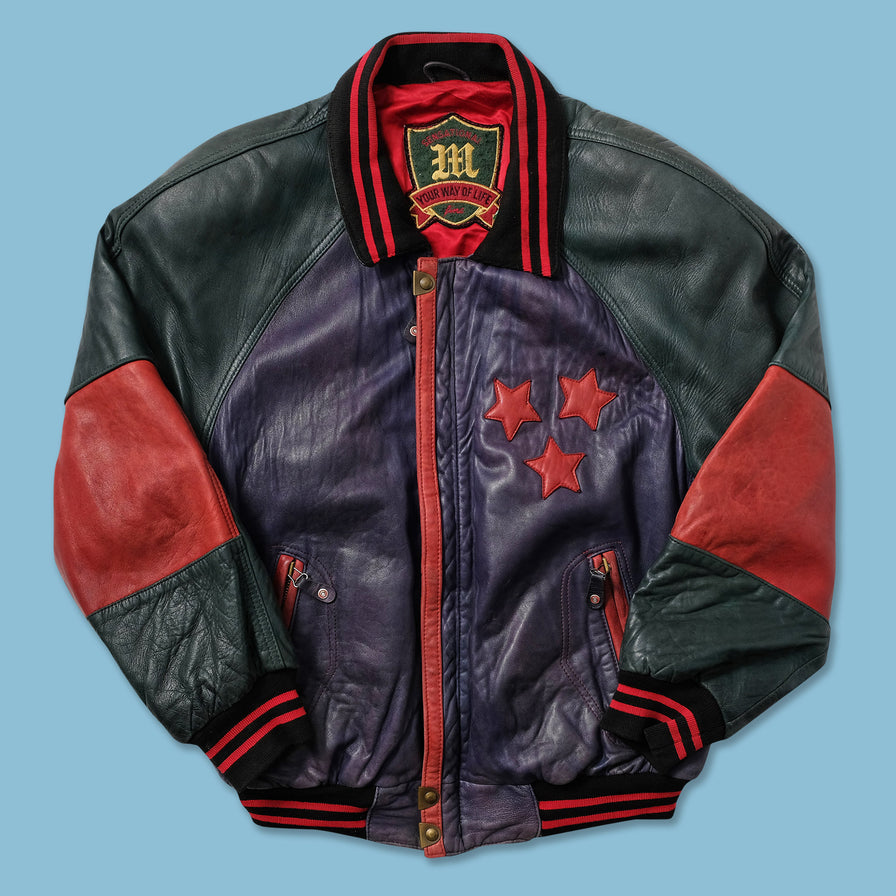 Vintage Leather Jacket Large - Double Double Vintage