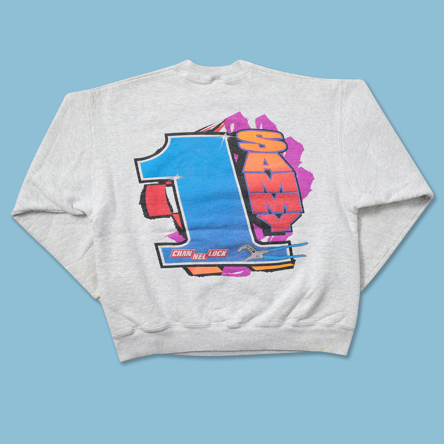 2000 Sammy Swindell Racing Sweater Medium - Double Double Vintage