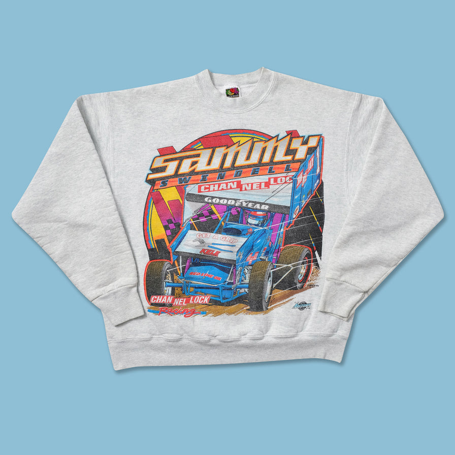 2000 Sammy Swindell Racing Sweater Medium - Double Double Vintage