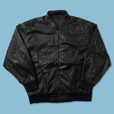 Vintage Leather Jacket Large - Double Double Vintage