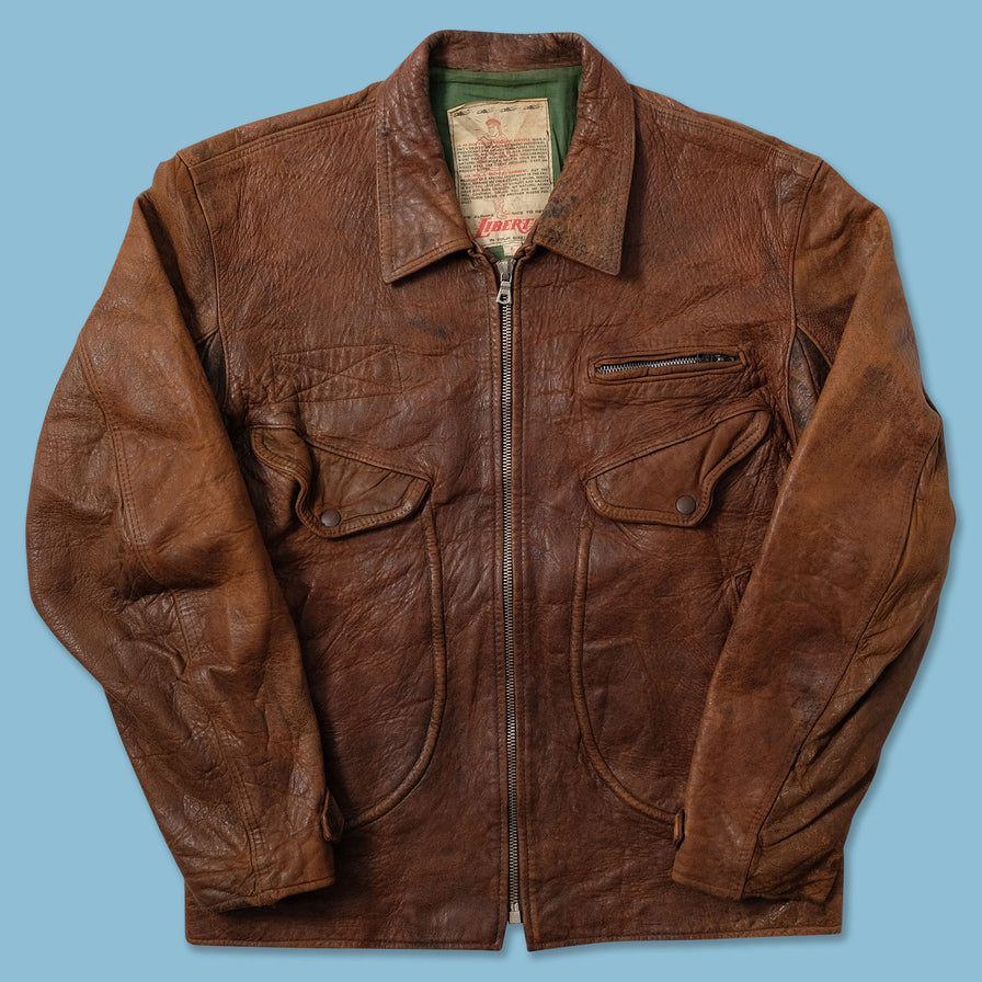 Vintage Liberto Leather Jacket Large - Double Double Vintage
