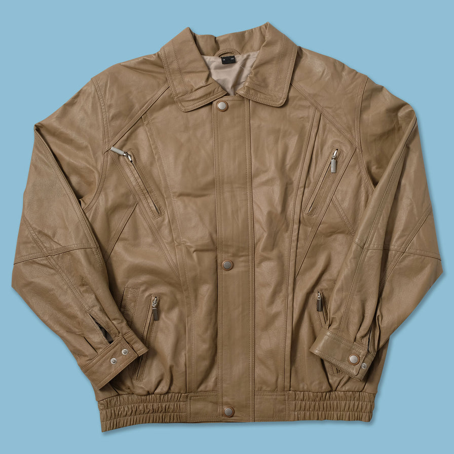 Vintage Leather Jacket Large - Double Double Vintage