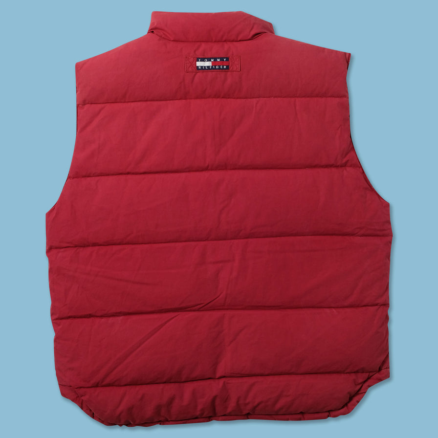 Vintage Tommy Hilfiger Reversible Puffer Vest Large - Double Double Vintage