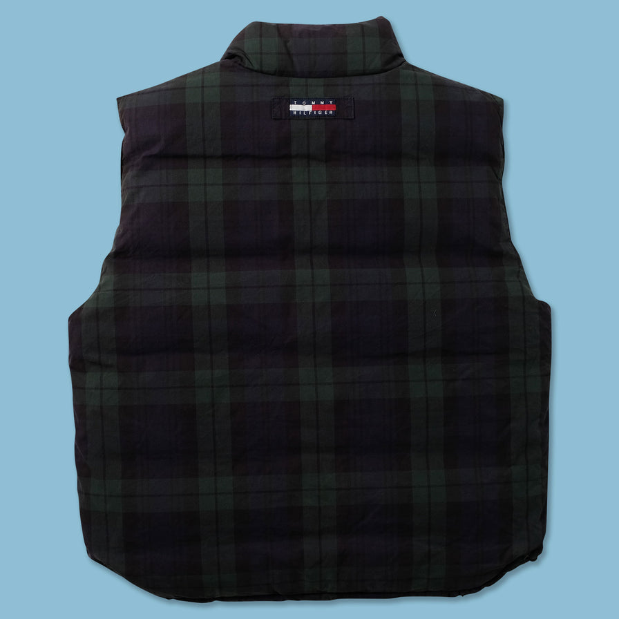 Vintage Tommy Hilfiger Reversible Puffer Vest Large - Double Double Vintage