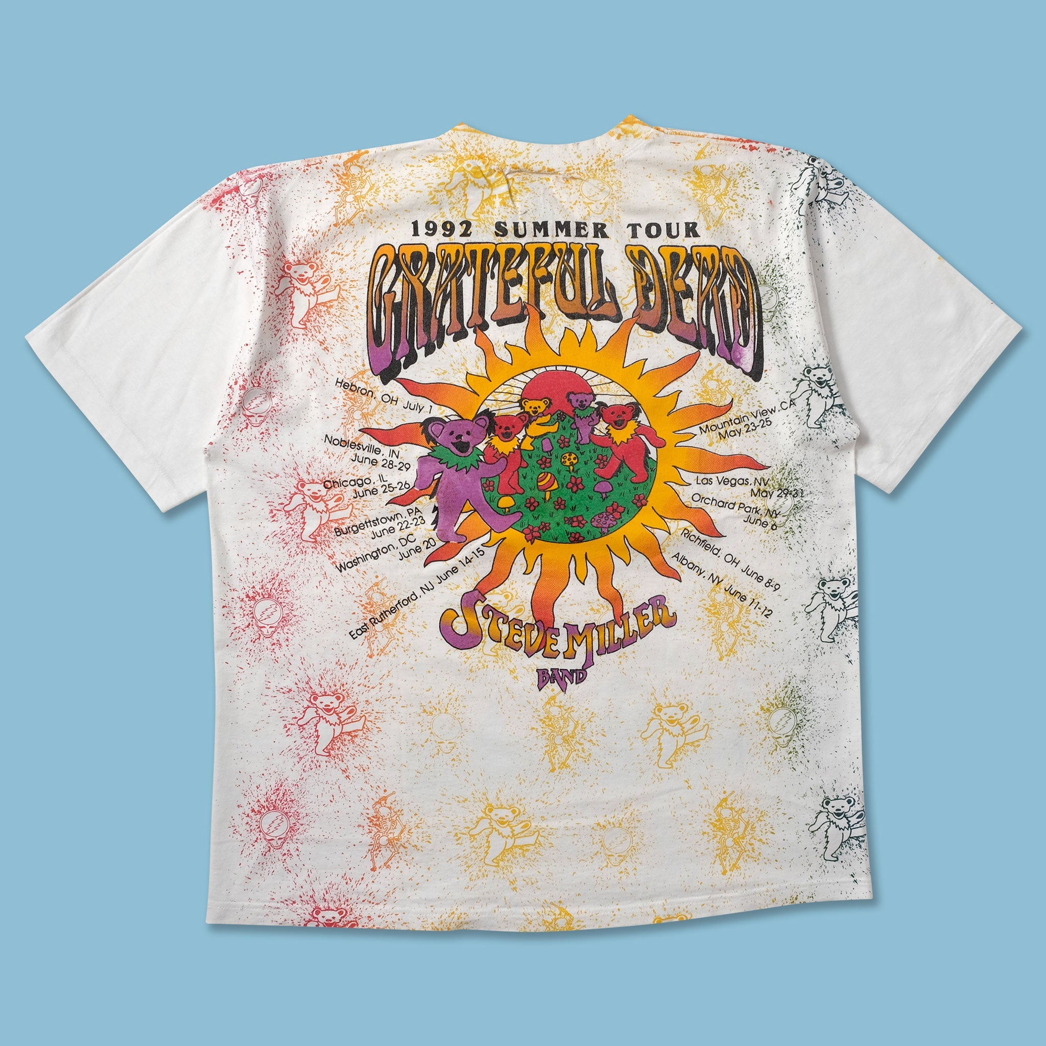 1992 Grateful Dead Summer Tour T-Shirt Large | Double Double Vintage