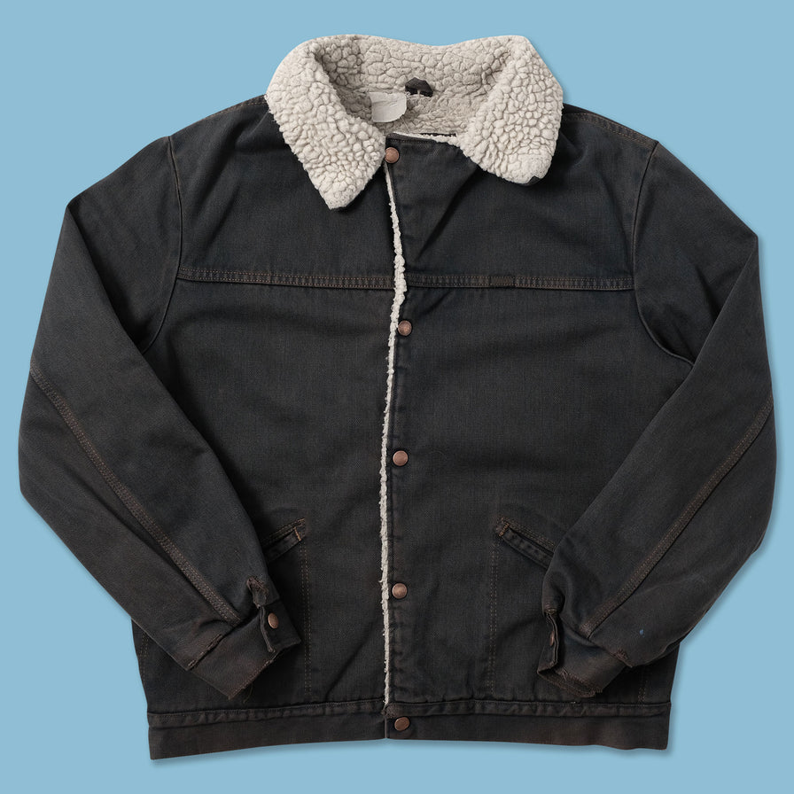 Vintage Wrangler Denim Sherpa Jacket Large - Double Double Vintage