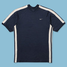 Vintage Nike Mini Swoosh V-Neck Jersey Small 