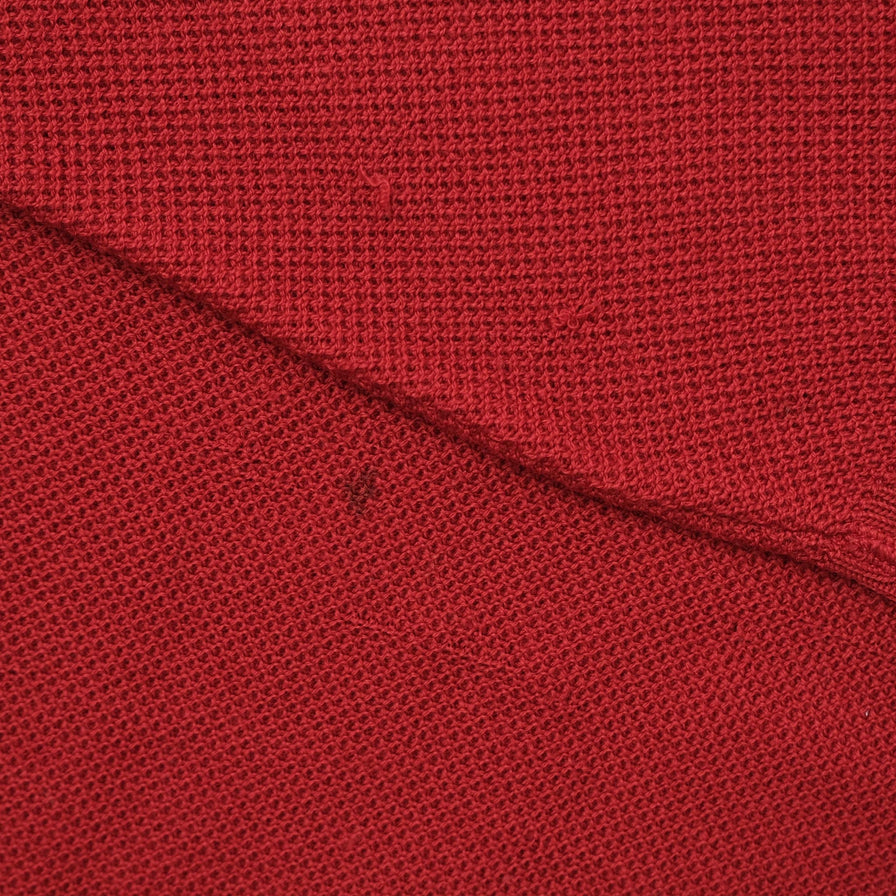 Vintage Lacoste V-Neck Knit Sweater XLarge 