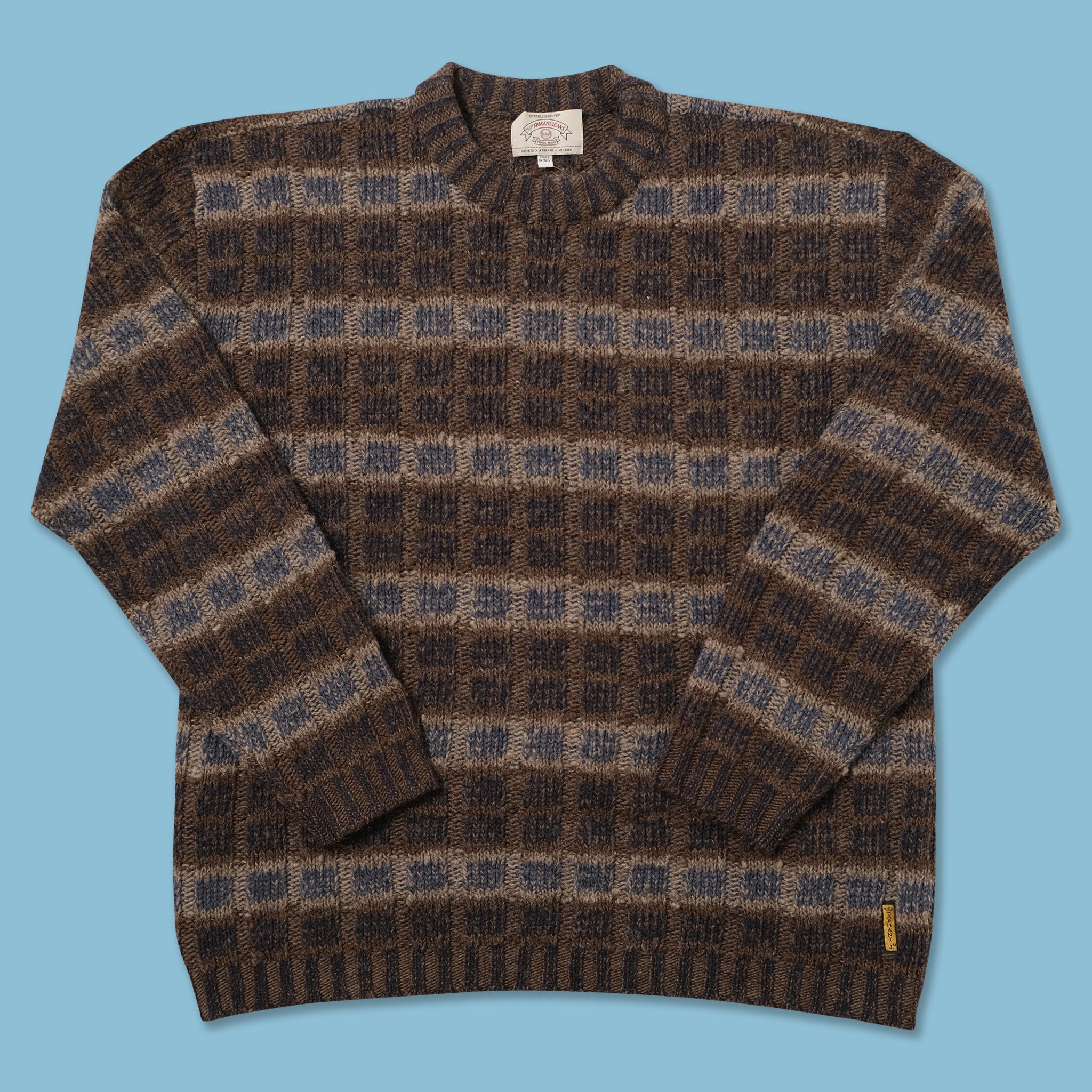 Vintage Giorgio Armani Knit Sweater Large kaufen – Double Double