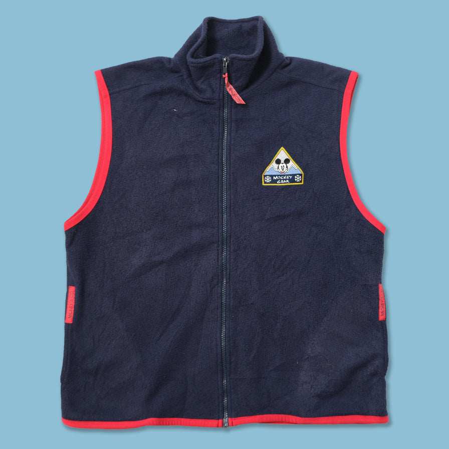 Vintage Mickey Mouse Fleece Vest Small 