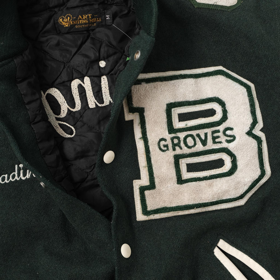 Vintage College Wool Jacket Medium 